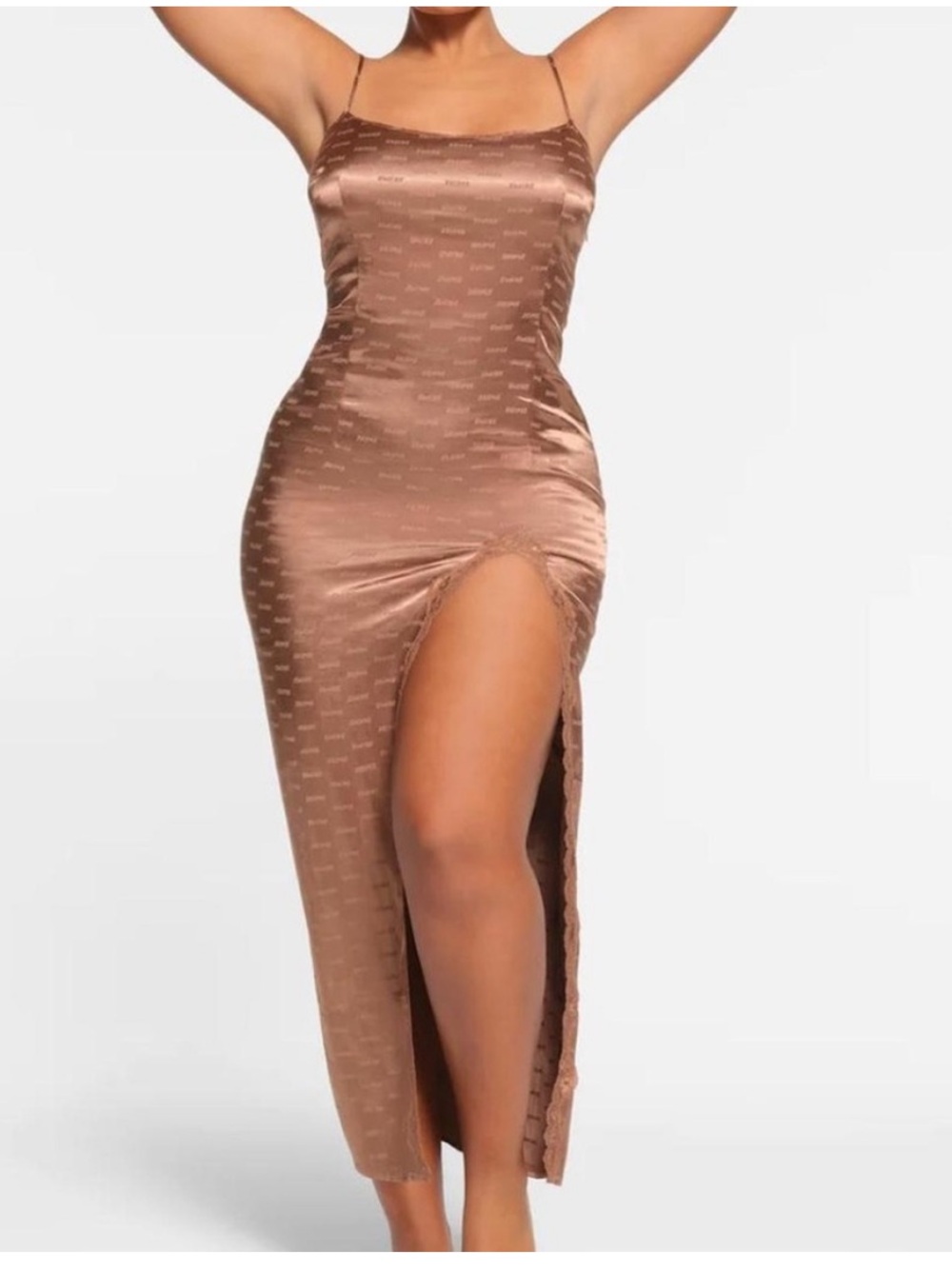 Skims - Satin Lace Dress - Picture 2 of 5